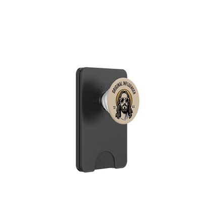 Influencer Original - Funny Jesus Meme PopSockets PopWallet para MagSafe