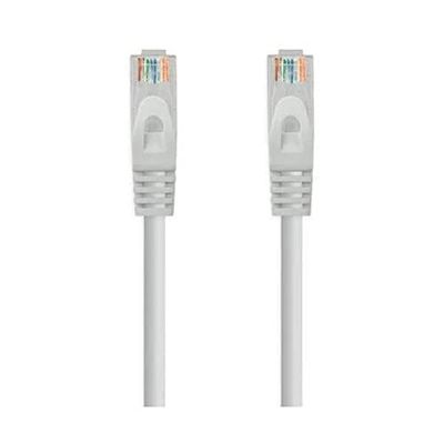 Ethernet-netwerkkabel, RJ45, LSZH, Cat.6A, UTP, AWG24, 100% koper, allogeen vrij, wit, 0,5 m slang