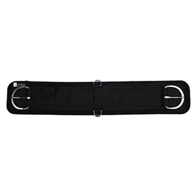 HKM 548577 Sangle de Selle en néoprène avec la Doublure abkletten, 26 Pouces ou 66 cm, Noir
