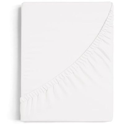 Burrito Blanco | Kuvertlakan 60 x 120 cm, spjälsäng 60 cm (tillgängliga storlekar) | 50/50 bomullstyg/polyester | design A7 vit