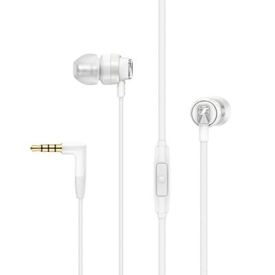 Sennheiser CX 300S - Auriculares intraurais com controlo remoto inteligente universal, branco