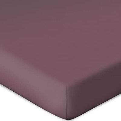 Bassetti Sábana Bajera Ajustable para cubrecolchón Liso Color Amaretto L1/4, tamaño 90 x 190, 100 x 220 cm