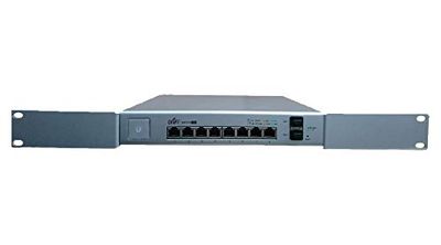 RACKIDEA UniFi US-8-150W Ear RI-UB8RMBA | Rack Mount Brackets(Ear) for UniFi Switch 8 Port 150W / Edge Switch 8 Port