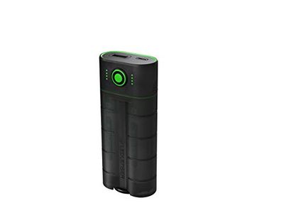 Ledlenser Flex7 Caricabatterie powerbank da Outdoor, 2 batterie al Litio, Brevi Tempi di Ricarica, alloggiamento Robusto, Protezione IP65 Contro Polvere, Acqua e cortocircuito, indicatore di Carica