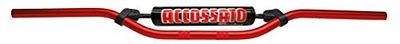 Accossato MANUBRIO ACCOSSATO MADE IN ITALY D.22, HONDA > CRE 125 125 cc (2002-2007), COLORE ROSSO E PARACOLPI ARANCIO (SH5A)