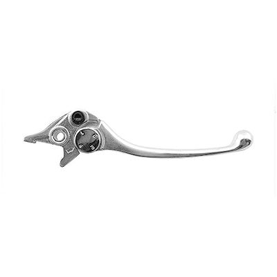 ACCOSSATO Palanca izquierda plateada para Triumph Street Triple de 2007 a 2011 (CC 675)