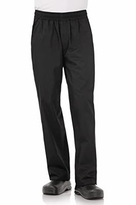 Chef Works Bblw Basic pour homme Baggy léger Chef Pantalon, BBLW-BLK-XL