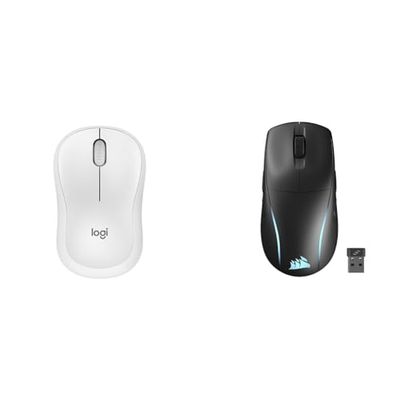 Logitech M240 Stille Bluetooth & CORSAIR M75 WIRELESS RGB Lichtgewicht FPS