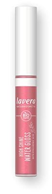 lavera High Shine Water Gloss - Pink Lagoon 04 - Colore intenso e lucentezza - Texture leggera - Fino a 6 ore di tenuta - Vegan - Cosmetici naturali (1x 13,5 g)