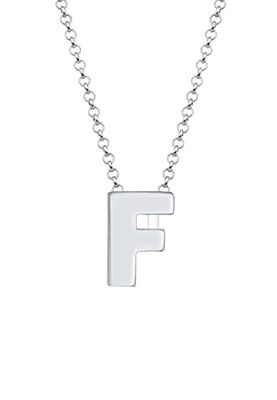 Elli Collier Femme Pendentif Lettre F Initiale - (925/1000) Argent