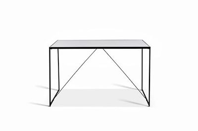 Jahnke Glam Desk SW/MARMOR WS Bureau, Bois, Noir, Taille Unique