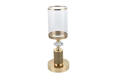 PARTENOPE M.613 Oro PORTACANDELA 34cm 6692005, Come da Foto