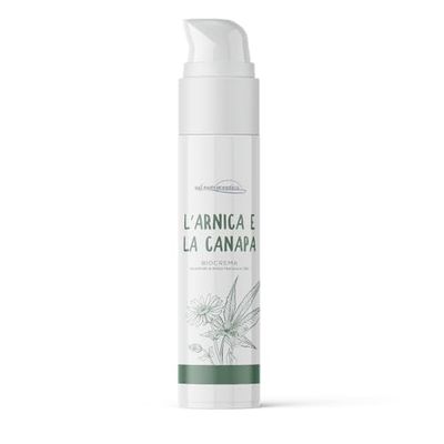 Saf.Nutraceutica - Crema Gel con Arnica e Olio di Canapa | Sollievo Muscolare e Articolare | Defaticante per Sportivi | Uso Quotidiano e Rilassante | Vegan e Made in Italy, Marrone, 100 ml