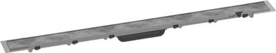 hansgrohe RainDrain Rock - set di canalina doccia piastrellabile e accorciabile, canale di drenaggio doccia 900 mm, scarico a pavimento
