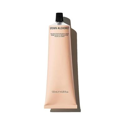 Grown Alchemist Rich Restorative Body Cream 120ml - Rosa Damascena and Sweet Orange, Bioactive Natural Body Skin Care, Deeply Hydrating Moisturiser, Sooth Dry Skin, Firming, Tightening Lotion