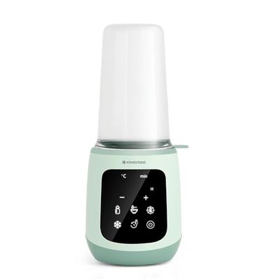 KikkaBoo 4-in-1 flessenwarmer, melk- en voedselwarmer, flessensterilisator, snelle en draagbare flessenwarmer, munt