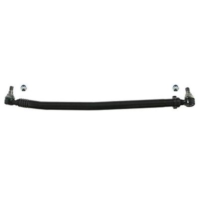 febi bilstein 23704 Drag Link with lock nuts, from steering gear to 1st front axle, pack of one