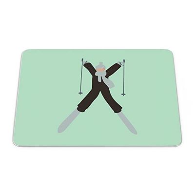 Bonamaison, Tapis de Souris Rectangle Imprimé Numériquement, Fond Antidérapant, pour Bureau et Maison, Taille: 22x18cm