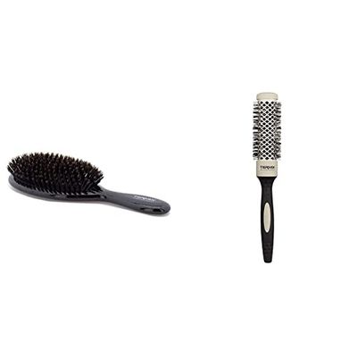 Termix Cepillo de pelo neumático con cerdas de jabalí- pequeño + Evolution Soft Ø28- Cepillo térmico redondo con fibras especialmente diseñadas