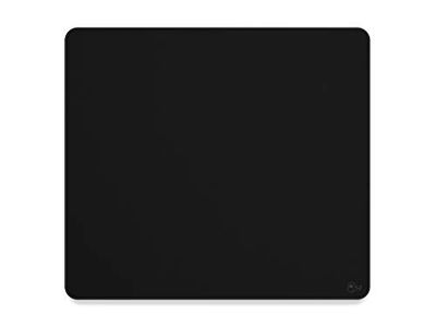 Glorious Gaming Cloth Gaming Mousepad (XL) - Stitched Edges, Smooth Surface for Speed & Control, Anti Slip Base, Machine Washable, XL (460 x 410 x 2mm) - Black Stealth