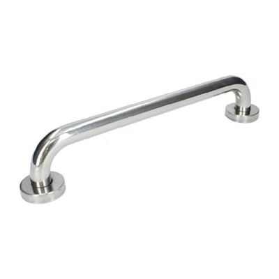 Fontastock FSKFAB013 Barre d'appui pour salle de bain en acier inoxydable AISI-304, 3 points d'ancrage de chaque côté, 40 cm de long et 1 mm d'épaisseur