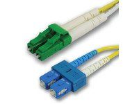 Microconnect 5m SC/UPC-LC/APC Singlemode LSZH cavo a fibre ottiche OS2 Giallo