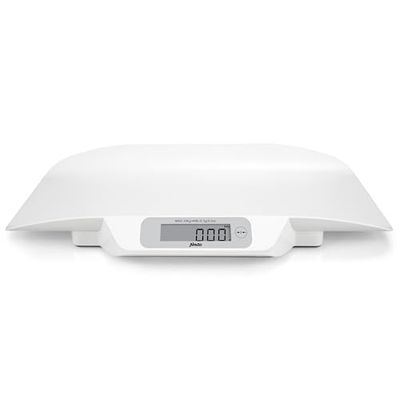 Alecto BC-30 Alecto Baby BC-30 cyfrowa waga dla niemowląt, dla niemowląt i małych dzieci do maks. 20 kg, z systemem stabilizacji i dokładnością do 5 g, kolor biały