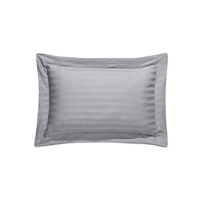 Sleepdown Fundas de Almohada Oxford de Calidad de Hotel, 100% algodón, 2 Unidades, súper Suaves, Color Gris (60 cm x 85 cm)