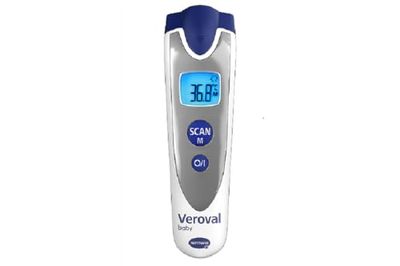 VEROVAL Thermomètre à infrarouge sans contact Veroval baby : mesure la température sur le front sans contact Blanc