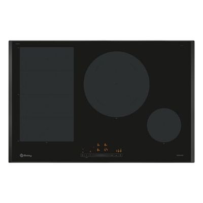 Balay - Placa de Inducción, 80 cm de ancho, 2 zonas + zona Flex l Lanzamiento 2024, 11 Niveles, Zona de 28 cm, Zona FlexInducción, Negro, 3EB989LH