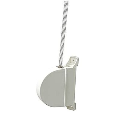 Amig - Overlap Folding Outer Blind | PVC |: 3.5 x 17.5 x 12.5 cm (Width x Length x Depth) | Tape Measurement: 20 mm | Resistant | Colour: White/Pint