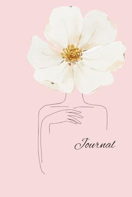 Journal Hardcover: Flower , A5, Ruled, 120 Pages, Notebook, Hardcover.