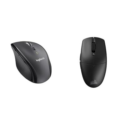 Logitech M705 Marathon sans & Corsair M55 Wireless Souris de Jeu