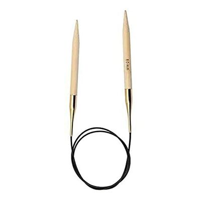 KnitPro Lot de 3 aiguilles circulaires en bambou 100 cm 2,25 mm