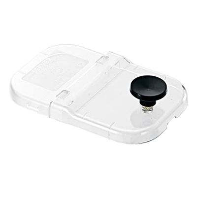 SERVER 80310 Tapa de plástico transparente con bisagras