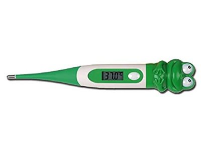 GIMA 25566 Thermomètre numérique pour bébé Forme de FROG Thermomètre pour bébé Pointe flexible