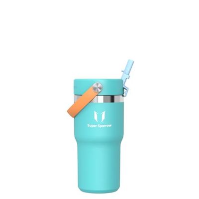 Sparrow Water Bottle Insulated 620ml - Twistpath Tumbler With Flex Straw Cap - BPA-Free & Leakproof Metal Flask - Travel Mug for Cup Holders - Ideal for Home, Office or Car