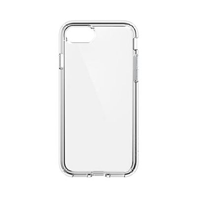 Speck Products Presidio Perfect-Clear iPhone SE (2020)/iPhone 8 Case/iPhone 7 Case, Clear/Clear