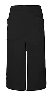 Velilla Tablier long avec ouverture et poches Unisexe Adulte, Noir, Taille Unique