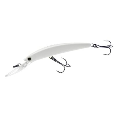 Yo-Zuri Crystal Minnow Deep Diver Walleye (F) 110 mm, wit