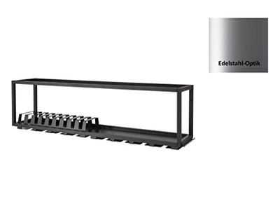 Wesco Rack System Rack Nieuwzilver gepoedercoat (roestvrij staal, 1200x300x250 mm)