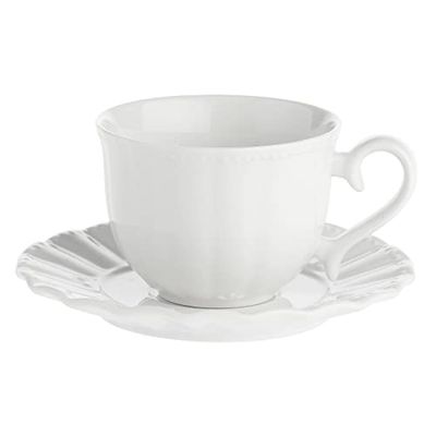 La Porcellana Bianca - Tazza da Tè con Piattino Ducale
