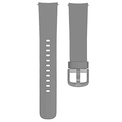 Cinturino universale 20 mm Amazfit Bip/GTS/Bip Lite/Huawei/Samsung/Cool Oslo, grigio, Estándar, Minimalista