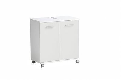 Schildmeyer Palermo 158815 - Mobile sottolavello, 59,8 x 32,6 x 63,4 cm, colore: Bianco opaco