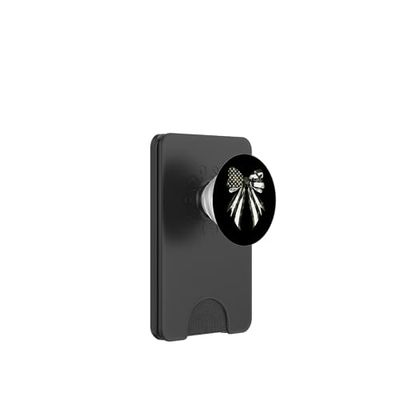 Falconry Falconer 4 de julio bandera estadounidense Camo Coquette PopSockets PopWallet para MagSafe
