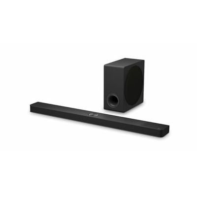 LG S90TY - Barre de Son Intelligente, 570 W, 5.1.3 canaux, Son Surround Dolby Atmos et DTS, Large connectivité, Bluetooth, USB, entrée Optique, Noir