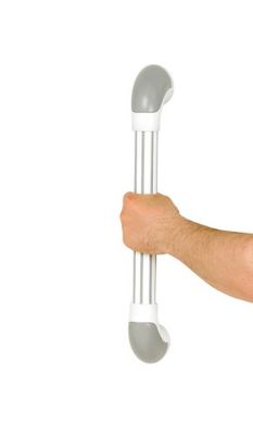 Homecraft grepp hållhandtag, 40 cm, hemhantverk, hållhandtag, badrum, trappor, stödhjälp, mjukt handtag, montering horisontellt, vertikal, diagonal, för äldre personer