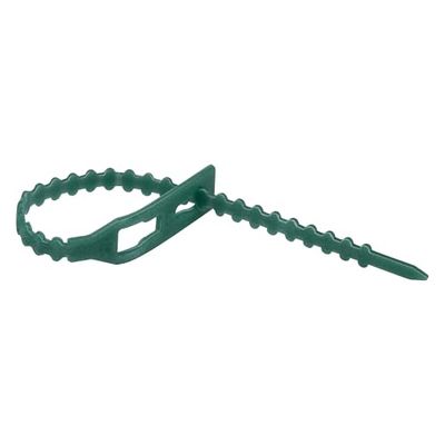 Black+Decker Plantenklemmen, 100 stuks plantenbinders, verstelbare plantenclips, kunststof, groen