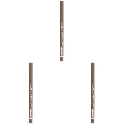 essence micro precise eyebrow pencil, lunga durata, definizione, naturale (0.05g) (Confezione da 3)