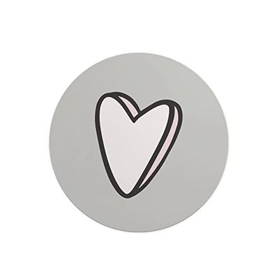 Questo Casa, Round Digital Printed Mouse Pad, Non-Slip Base, for Office and Home, Diameter:22cm